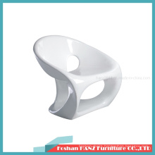 Personality Butterfly Chair Glass Steel Back Chair